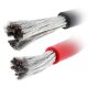 Silikonkabel Kupfer verzinnt rot/schwarz lfd. Meter